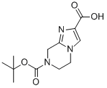7-(tert-butoxycarbonyl)-5,6,7,8-tetrahydroimidazo[1,2-a]pyrazine-2-carboxylic acid CAS#: 885281-30-1