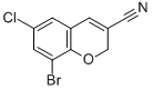 8-BROMO-6-CHLORO-2H-CHROMENE-3-CARBONITRILE CAS#: 885271-10-3