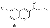 8-BROMO-6-CHLORO-2H-CHROMENE-3-CARBOXYLIC ACID ETHYL ESTER CAS#: 885271-07-8