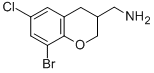 (8-BROMO-6-CHLORO-CHROMAN-3-YL)-METHYLAMINE CAS#: 885271-41-0