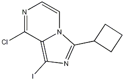 8-chloro-3-cyclobutyl-1-iodoimidazo[1,5-a]pyrazine CAS#: 867165-15-9