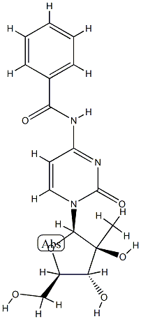 BenzaMide, N-[1,2-dihydro-1-(2-C-Methyl-β-D-arabinofuranosyl)-2-oxo-4-pyriMidinyl]- CAS#: 817204-35-6