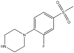 1-[2-FLUORO-4-(METHYLSULFONYL)PHENYL]PIPERAZINE CAS#: 845616-10-6