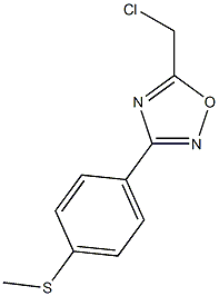 5-CHLOROMETHYL-3-(4-METHYLSULFANYL-PHENYL)-[1,2,4]OXADIAZOLE CAS#: 845887-08-3