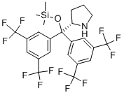 (S)-2-[(Bis(3,5-bis(trifluoromethyl)phenyl)trimethylsilanyloxy)methyl]pyrrolidine,  (S)-2-[(Bis(3,5-bis(trifluoromethyl)phenyl)trimethylsilyloxy)methyl]pyrrolidine,  (S)-α,α-[3,5-Bis(trifluoromethyl)phenyl]prolinol  trimethylsilyl  ether CAS#: 848821-61-4