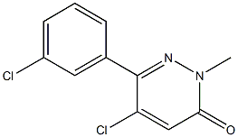 5-CHLORO-6-(3-CHLOROPHENYL)-2-METHYLPYRIDAZIN-3(2H)-ONE CAS#: 849021-00-7