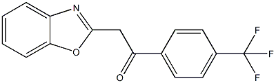 2-(1,3-BENZOXAZOL-2-YL)-1-[4-(TRIFLUOROMETHYL)PHENYL]ETHANONE CAS#: 849021-35-8