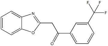 2-(1,3-BENZOXAZOL-2-YL)-1-[3-(TRIFLUOROMETHYL)PHENYL]ETHANONE CAS#: 849021-37-0