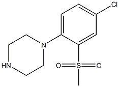 1-[4-CHLORO-2-(METHYLSULFONYL)PHENYL]PIPERAZINE CAS#: 849035-68-3