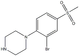 1-[2-BROMO-4-(METHYLSULFONYL)PHENYL]PIPERAZINE CAS#: 849035-69-4