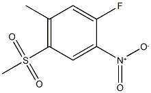 1-FLUORO-5-METHYL-4-(METHYLSULFONYL)-2-NITROBENZENE CAS#: 849035-74-1