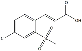 (2E)-3-[4-CHLORO-2-(METHYLSULFONYL)PHENYL]ACRYLICACID CAS#: 849035-82-1