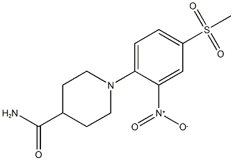 1-[4-(METHYLSULFONYL)-2-NITROPHENYL]PIPERIDINE-4-CARBOXAMIDE CAS#: 849035-88-7