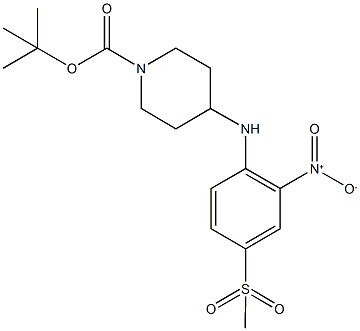 1-BOC-4-[4-(METHYLSULFONYL)-2-NITROPHENYL]PIPERIDIN-4-AMINE CAS#: 849035-91-2