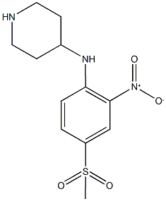 N-[4-(METHYLSULFONYL)-2-NITROPHENYL]PIPERIDIN-4-AMINE CAS#: 849035-94-5