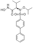 (2R)-2-[([1,1μ-Biphenyl]-4-ylsulfonyl)(1-methylethoxy)amino]-N-hydroxy-3-methyl-butanamide,  (R)-N-Hydroxy-2-(N-isopropoxybiphenyl-4-ylsulfonamido)-3-methylbutanamide CAS#: 849773-64-4