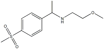 N-(2-METHOXYETHYL)-N-{1-[4-(METHYLSULFONYL)PHENYL]ETHYL}AMINE CAS#: 849924-92-1