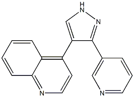 4-[3-(PYRIDIN-3-YL)-(1H)-PYRAZOL-4-YL]QUINOLINE CAS#: 849924-96-5