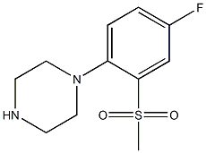 1-[4-FLUORO-2-(METHYLSULFONYL)PHENYL]PIPERAZINE CAS#: 849938-78-9
