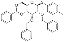 4-Methylphenyl2,3-bis-O-(phenylmethyl)-4,6-O-[(R)-phenylmethylene]-1-thio-β-D-Glucopyranoside CAS#: 850416-39-6