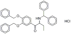 rac 1-[3,4-(Dibenzyloxy)phenyl]-2-[(diphenylmethyl)amino]-1-butanone Hydrochloride CAS#: 855220-23-4