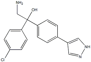 BenzeneMethanol, α-(aMinoMethyl)-α-(4-chlorophenyl)-4-(1H-pyrazol-4-yl)- CAS#: 857532-13-9