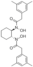 (R)-CBHA-DMDA,  (1R,2R)-N,Nμ-Dihydroxy-N,Nμ-bis(3,5-dimethyldiphenylacetyl)-cyclohexane-diamine,  N,Nμ-(1R,2R)-1,2-cyclohexanediylbis[α-(3,5-dimethylphenyl)-N-hydroxy-3,5-dimethyl-benzeneacetamide] CAS#: 860036-27-7