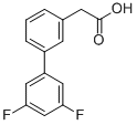 3-BIPHENYL-3',5'-DIFLUORO-ACETIC ACID CAS#: 866108-77-2