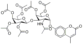 7-[[4,6-Di-O-acetyl-2-(acetylaMino)-2-deoxy-3-O-(2,3,4,6-tetra-O-acetyl-β-D-galactopyranosyl)-α-D-galactopyranosyl]oxy]-4-Methyl-2H-1-benzopyran-2-one CAS#: 868231-09-8