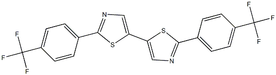 2,2μ-Bis[4-(trifluoromethyl)phenyl]-5,5μ-bithiazole CAS#: 869896-76-4