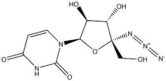2,4(1H,3H)-PyriMidinedione, 1-(4-C-azido-β-D-arabinofuranosyl)- (9CI) CAS#: 876708-01-9