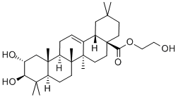 (2α,3β)-2,3-Dihydroxy-olean-12-en-28-oic acid 2-hydroxyethyl ester, CAS#: 876724-09-3