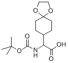 N-BOC-AMINO-(1,4-DIOXA-SPIRO[4.5]DEC-8-YL)-ACETIC ACID CAS#: 876761-75-0