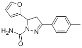5-(Furan-2-yl)-3-p-tolyl-4,5-dihydro-1H-pyrazole-1-carboxamide CAS#: 885269-83-0