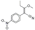 α-(1-Methoxypropylidene)-4-nitro-benzeneacetonitrile CAS#: 885428-60-4