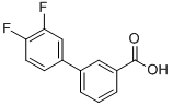 3-BIPHENYL-3',4'-DIFLUORO-CARBOXYLIC ACID CAS#: 885963-39-3