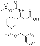 3-N-BOC-AMINO-3-(3'-CBZ)PIPERIDINE-PROPIONIC ACID ETHYL ESTER CAS#: 886362-36-3