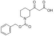 3-(2-CARBOXY-ACETYL)-PIPERIDINE-1-CARBOXYLIC ACID BENZYL ESTER CAS#: 886362-40-9