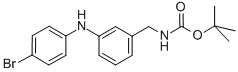 N-(4-BROMOPHENYL-N-(3-BOC-AMINOMETHYLPHENYL)AMINE CAS#: 886362-63-6