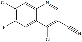 4,7-DICHLORO-6-FLUORO-QUINOLINE-3-CARBONITRILE CAS#: 886362-74-9