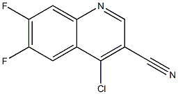 4-CHLORO-6,7-DIFLUORO-QUINOLINE-3-CARBONITRILE CAS#: 886362-75-0