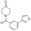1-(3-THIOPHEN-3-YL-BENZOYL)-PIPERIDIN-4-ONE CAS#: 886363-42-4