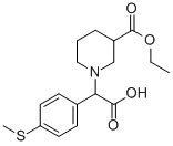 1-[CARBOXY-(4-METHYLSULFANYL-PHENYL)-METHYL]-PIPERIDINE-3-CARBOXYLIC ACID ETHYL ESTER CAS#: 886363-60-6