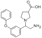 1-[2-AMINO-1-(3-PHENOXY-PHENYL)-ETHYL]-PYRROLIDINE-3-CARBOXYLIC ACID CAS#: 886363-87-7