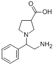 1-(2-AMINO-1-PHENYL-ETHYL)-PYRROLIDINE-3-CARBOXYLIC ACID CAS#: 886364-11-0