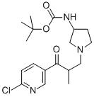 3-(3-N-BOC-AMINO-PYRROLIDIN-1-YL)-1-(6-CHLORO-PYRIDIN-3-YL)-2-METHYL-PROPAN-1-ONE CAS#: 886364-19-8
