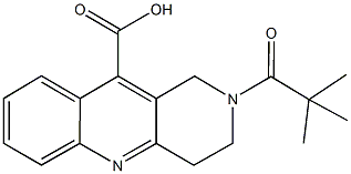 2-(TERT-BUTYLCARBONYL)-1,2,3,4-TETRAHYDROBENZO[B][1,6]NAPHTHYRIDINE-10-CARBOXYLICACID CAS#: 887432-93-1