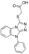 [(9-PHENYL-9H-[1,2,4]TRIAZOLO[4,3-A]BENZIMIDAZOL-3-YL)THIO]ACETIC ACID CAS#: 831247-98-4