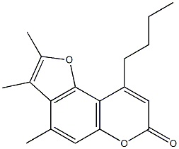 9-butyl-2,3,4-trimethylfuro[2,3-f]chromen-7-one CAS#: 858742-07-1