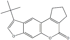 9-(tert-butyl)-2,3-dihydrocyclopenta[c]furo[3,2-g]chromen-4(1H)-one CAS#: 858754-24-2